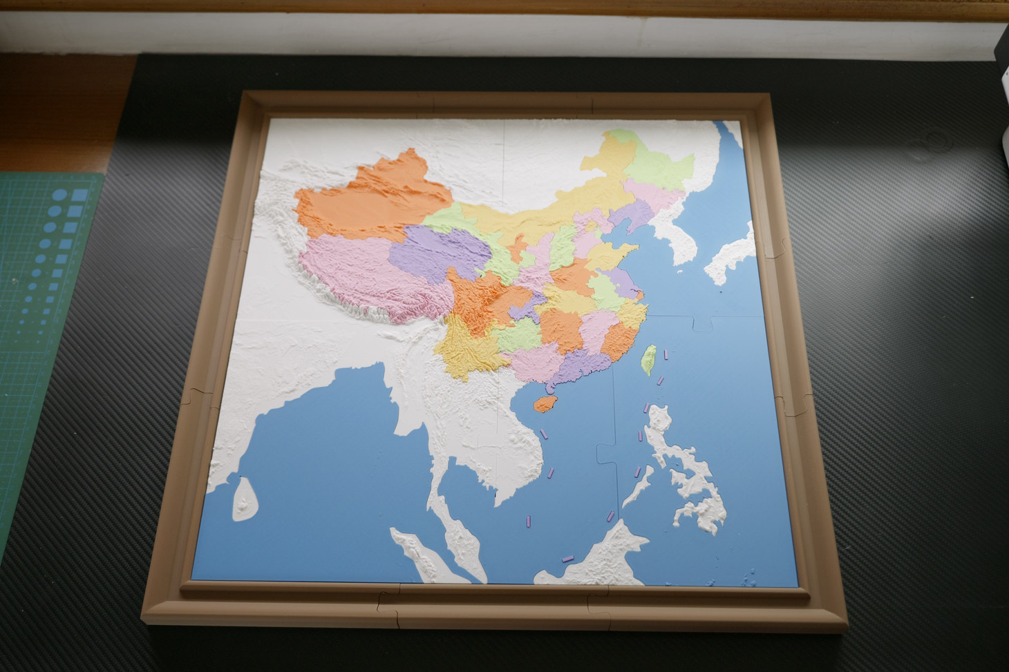 中国立体地图拼图