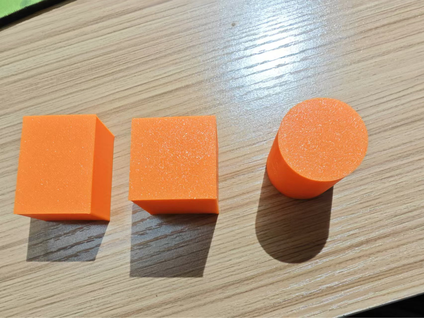 三体教具，正方体长方体圆柱体