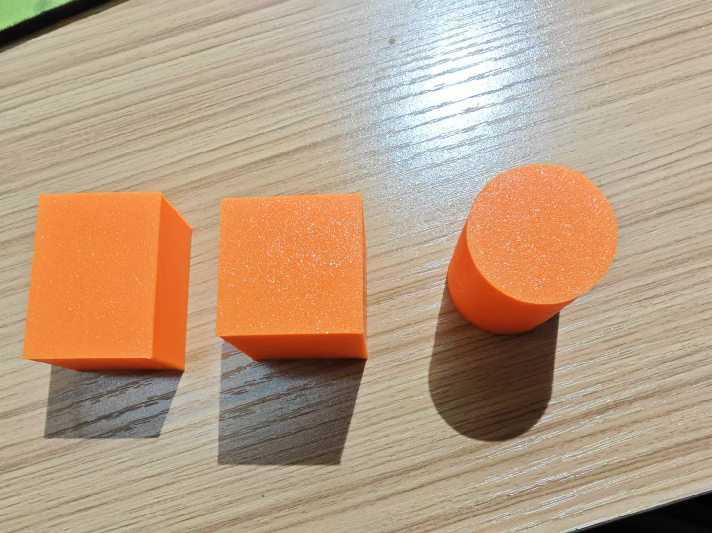 三体教具，正方体长方体圆柱体