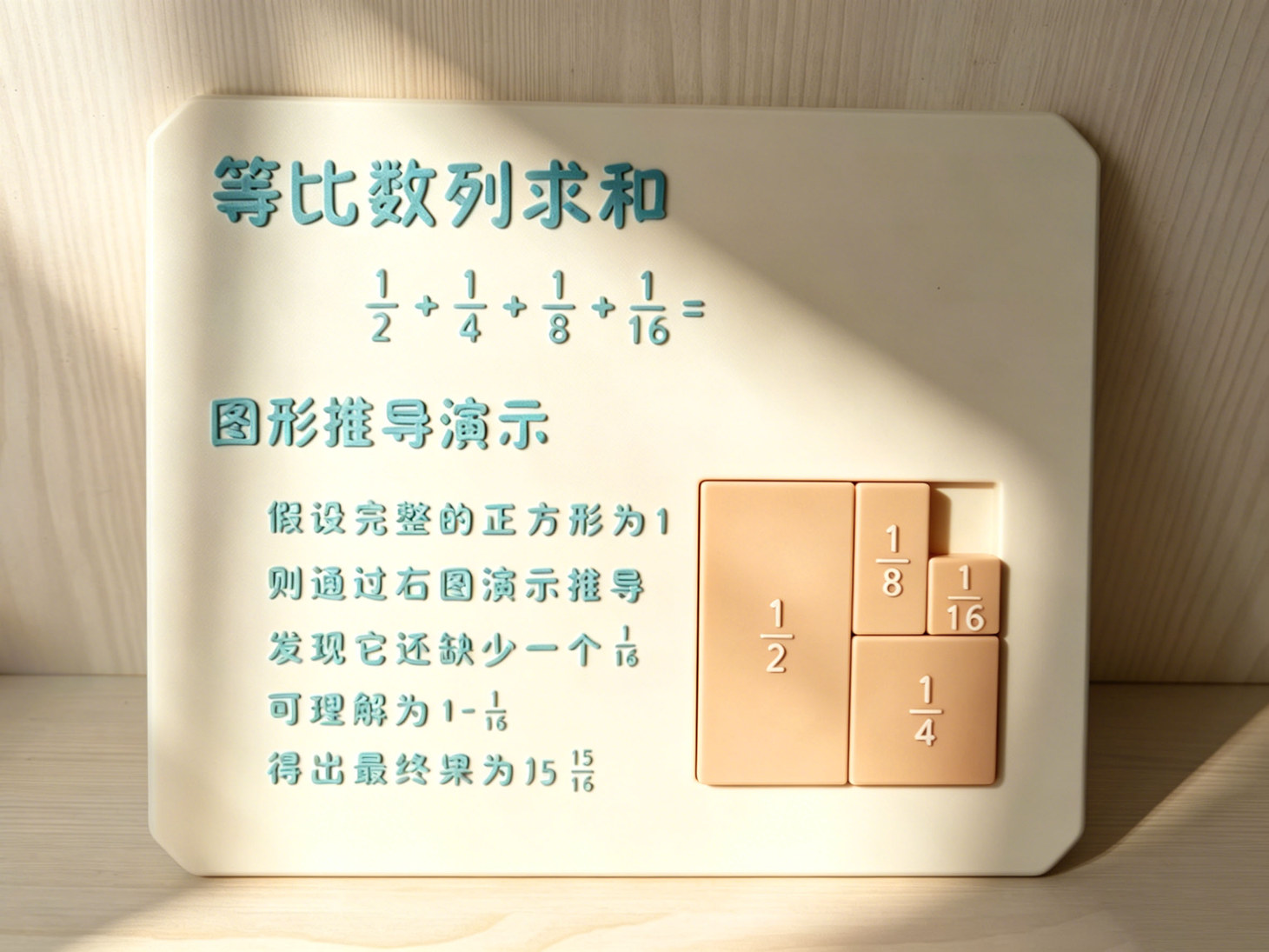 等比数列求和——图形推导