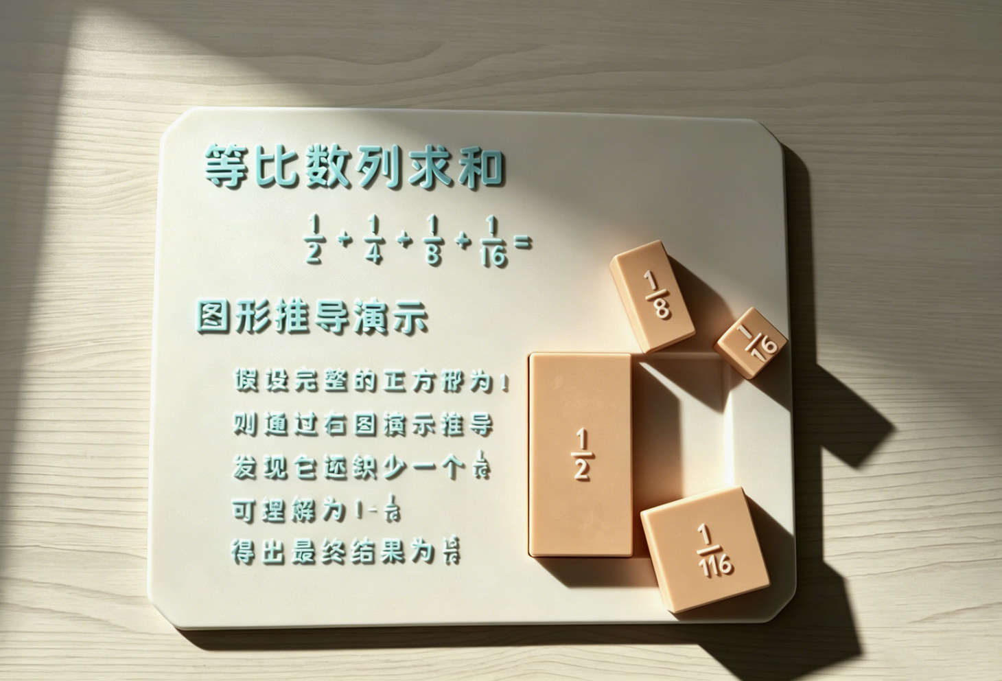 等比数列求和——图形推导