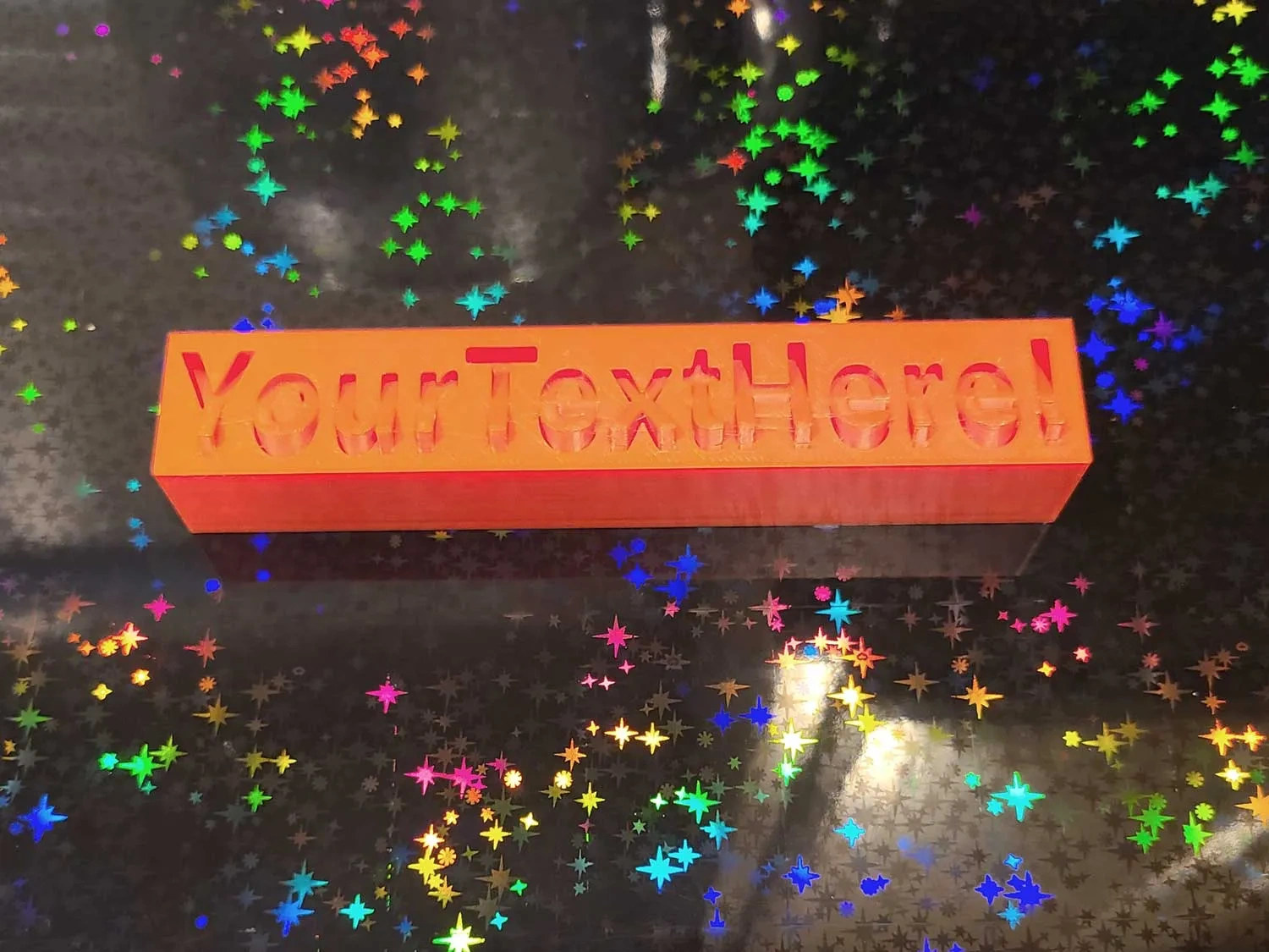 切斜文本 - 可自定义