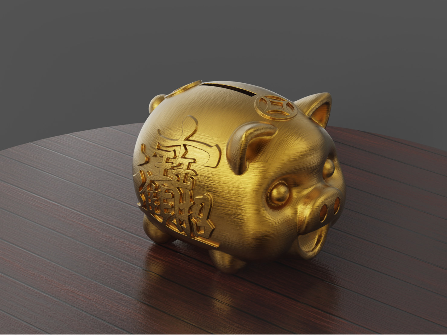 招财进宝 大金猪存钱罐