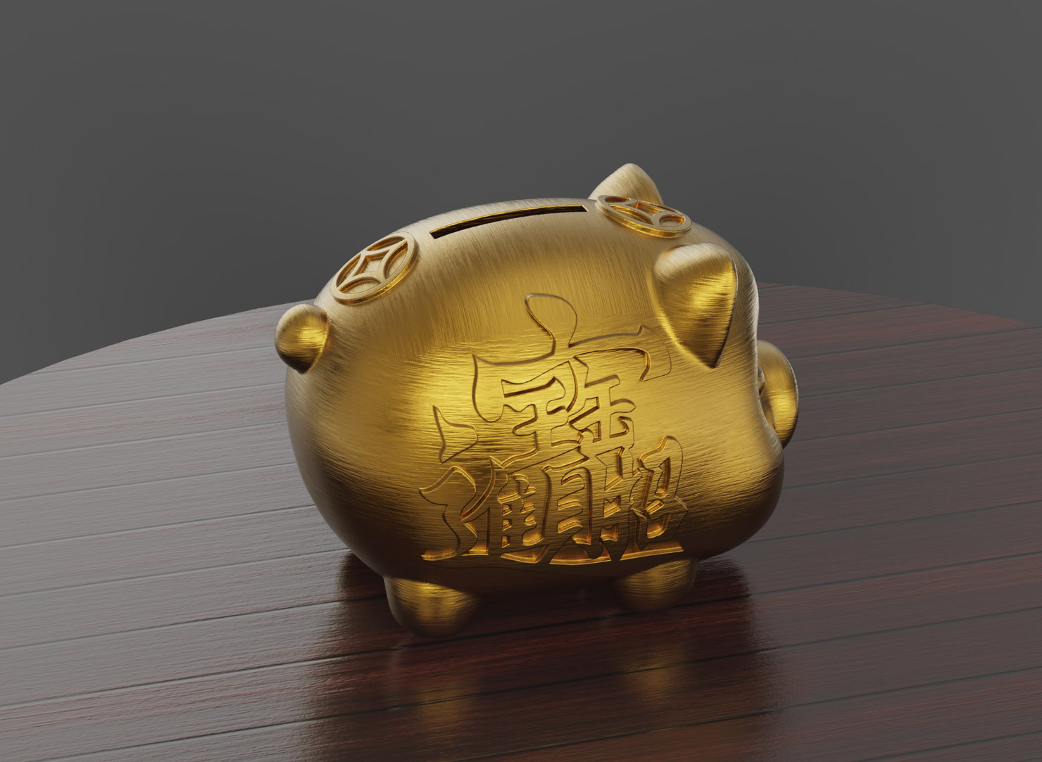 招财进宝 大金猪存钱罐