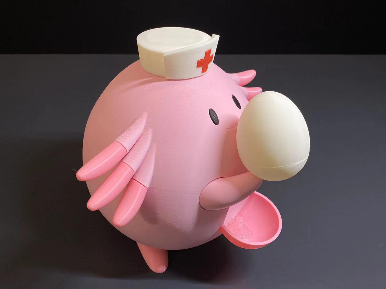 【元旦的“蛋”】宝可梦吉利蛋（Chansey），蛋托+收纳+蜡烛灯+许愿瓶+存钱罐，无需AMS