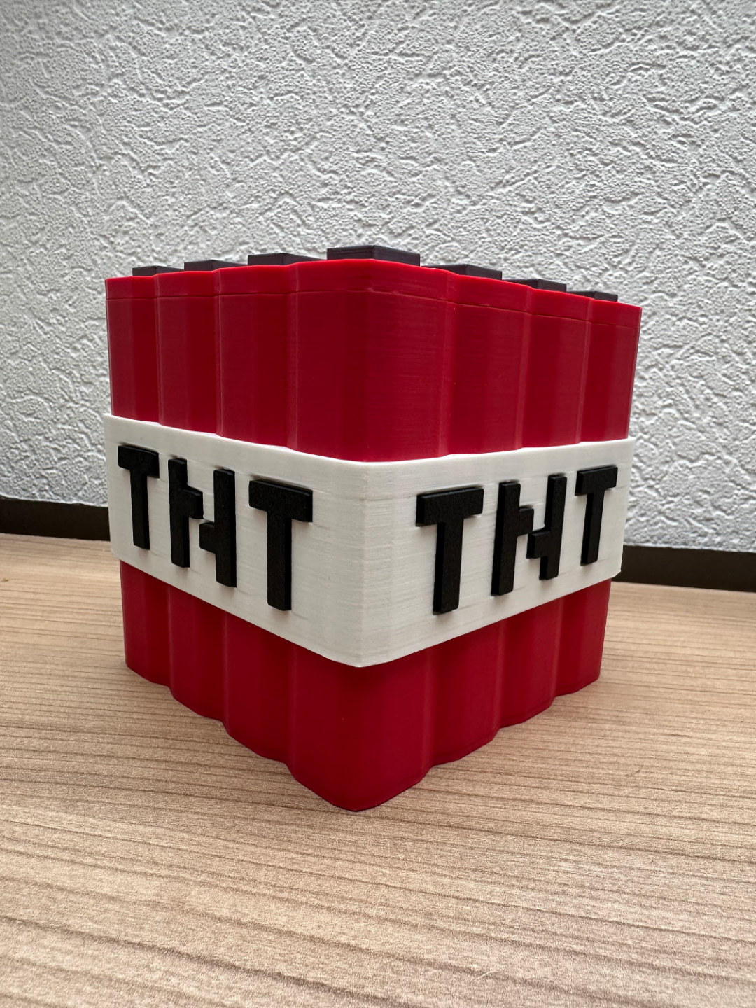 我的世界TNT存钱罐，12厘米高