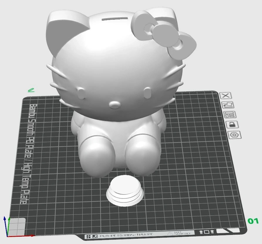 Hello Kitty - 猪形储蓄罐（存钱罐）