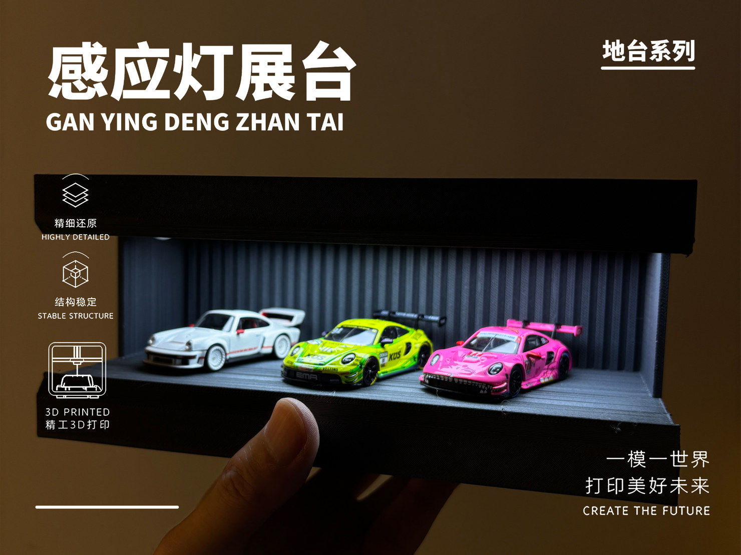 感应灯展台